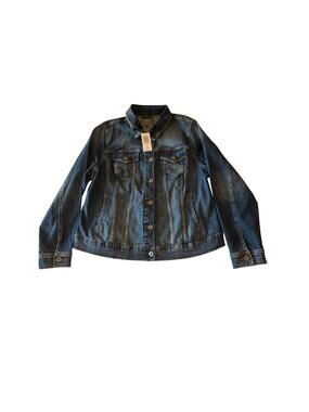 NWT Torrid Classic Denim Trucker Jacket Medium Wash Stretch Plus Size 2 XXL